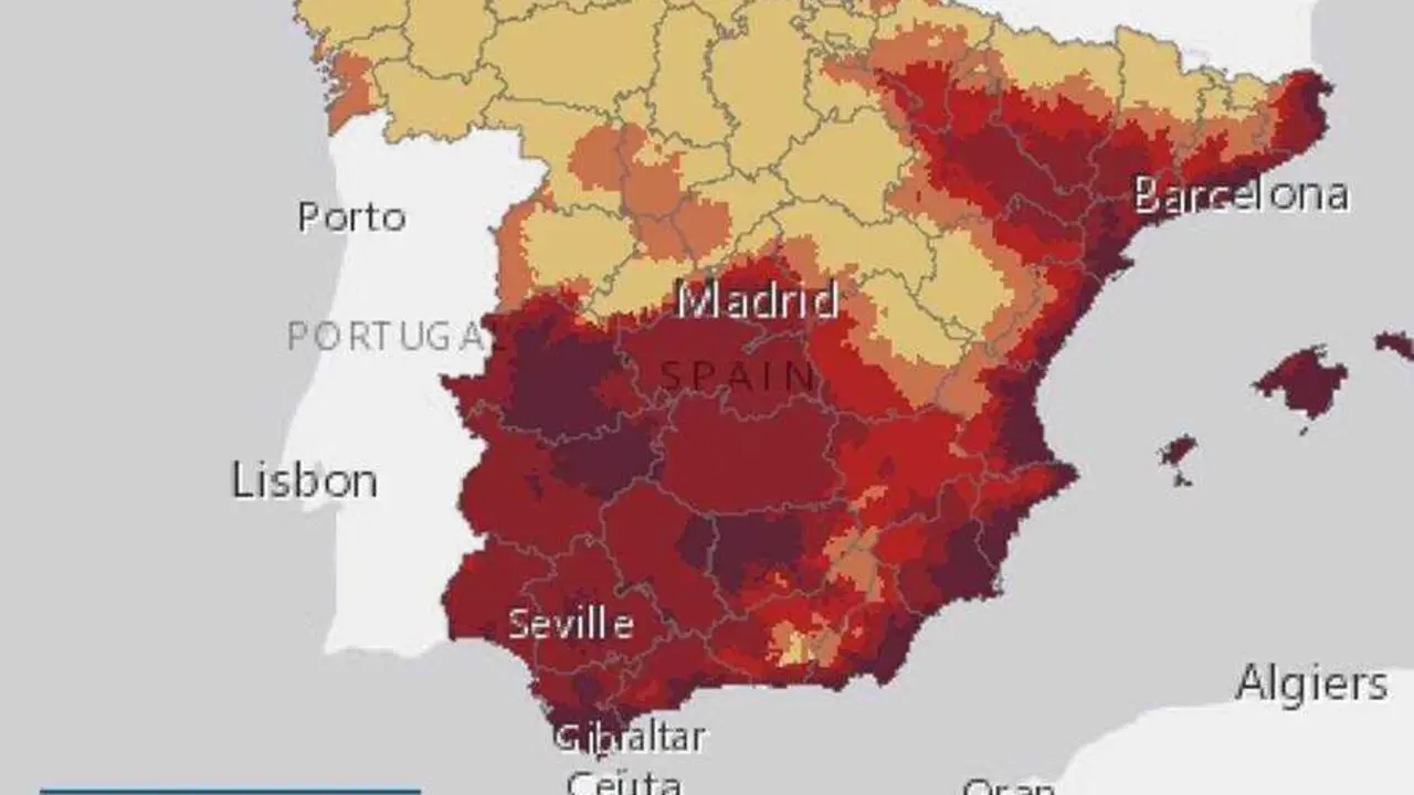 Mapa noches tropicales
