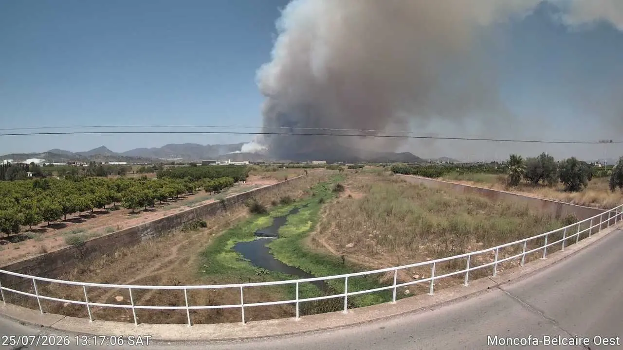 Incendio de la Vall d'Uix&ograve;