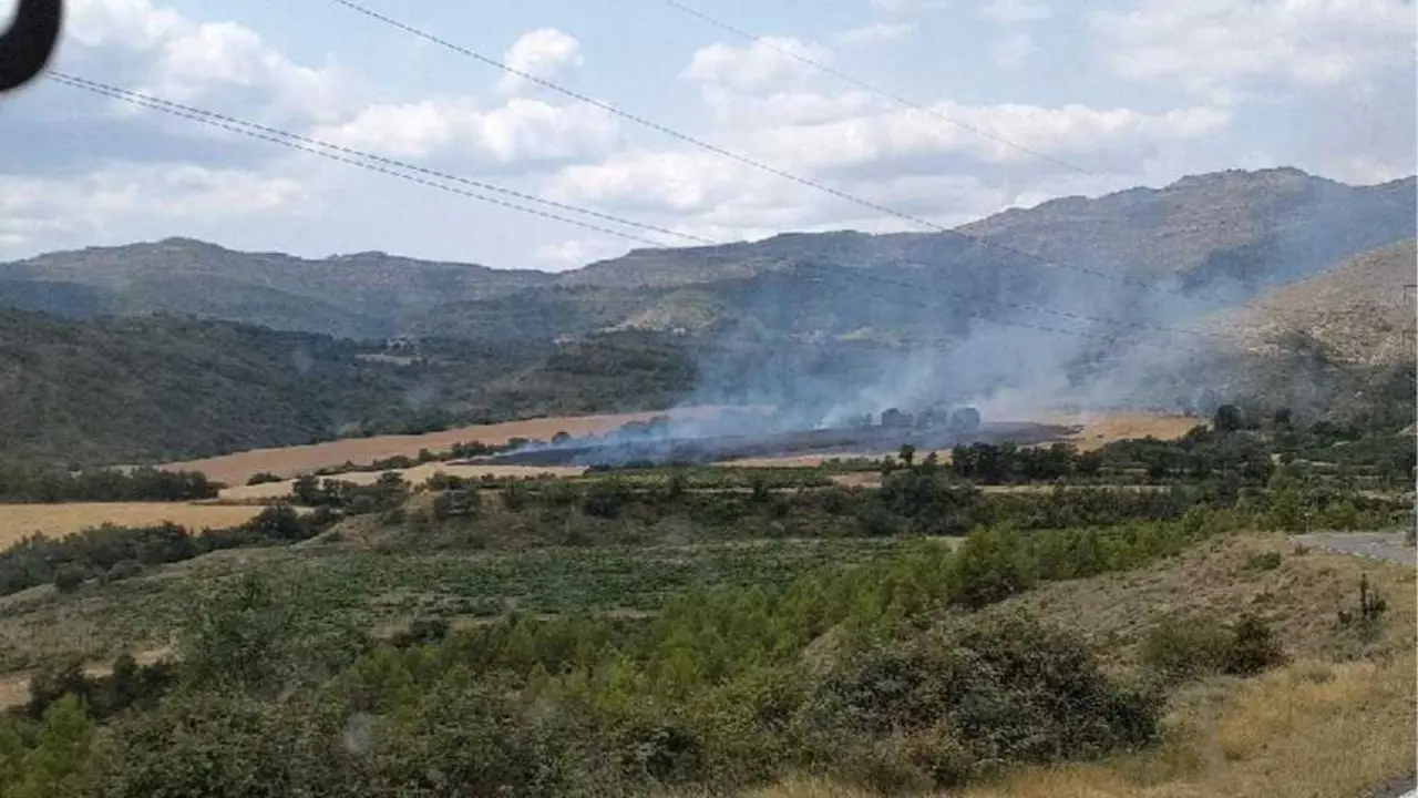 Imagen del incendio