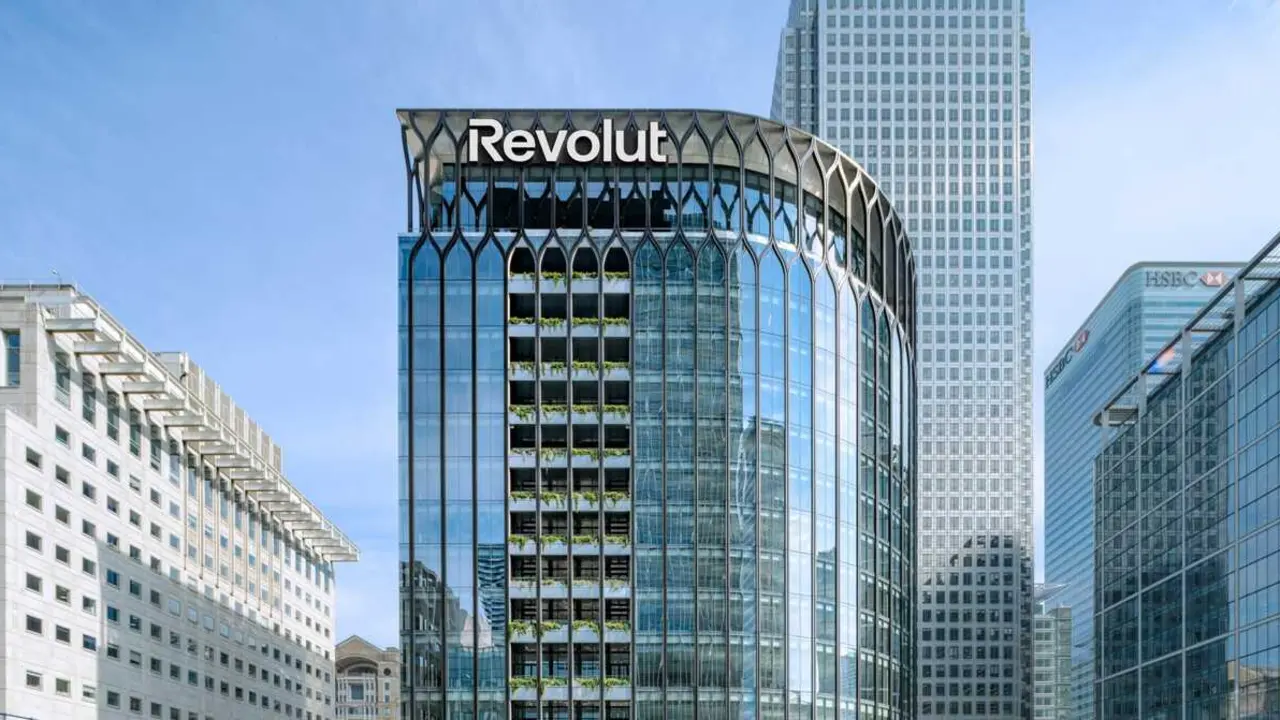 Archivo - Nueva sede de Revolut en Londres.