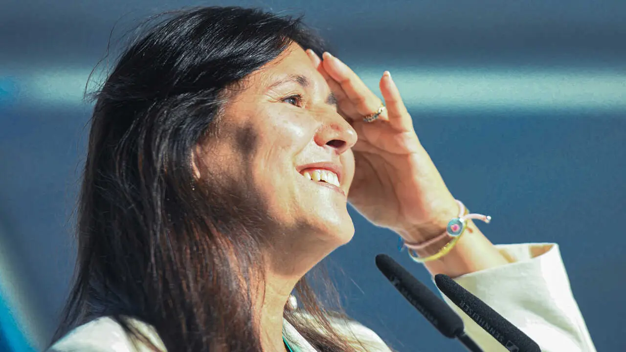Archivo - La presidenta de Junts per Catalunya, Laura Borr&agrave;s, durante el congreso de Junts, a 25 de octubre de 2024, en Calella, Barcelona, Catalu&ntilde;a (Espa&ntilde;a). 