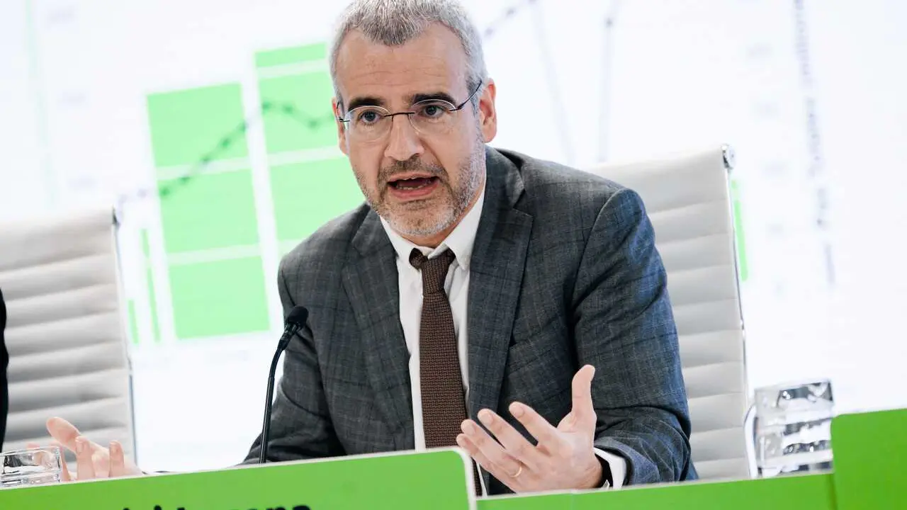 Archivo - El  presidente y consejero delegado de Aena, Maurici Lucena,  en la sede de Aena, a 18 de febrero de 2026, en Madrid (Espa&ntilde;a)