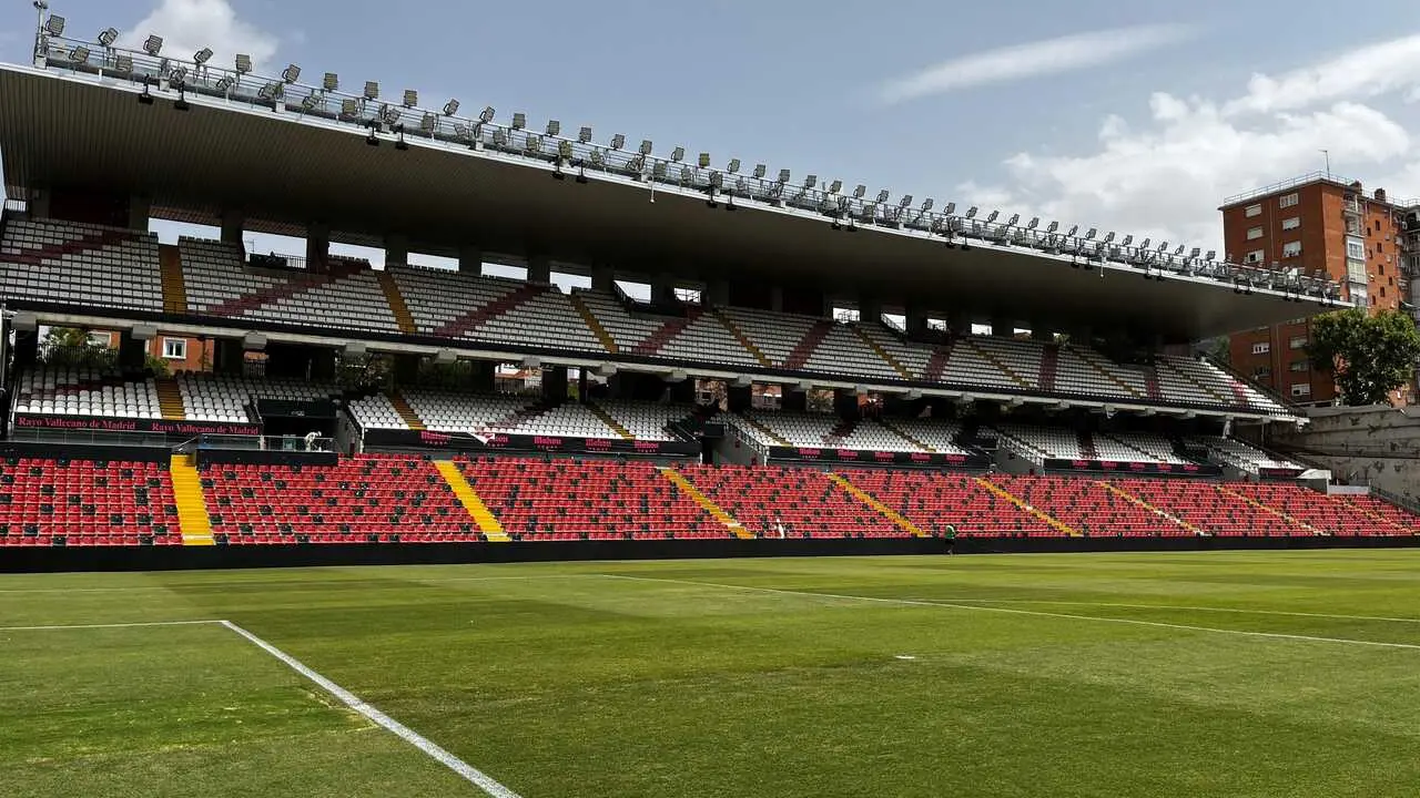 Archivo - Estadio de Vallecas (Madrid)