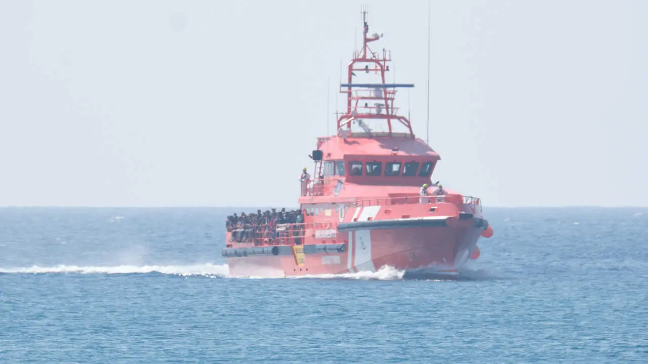 Archivo - El barco Guardamar Talia de Salvamento Mar&iacute;timo en una imagen de archivo
