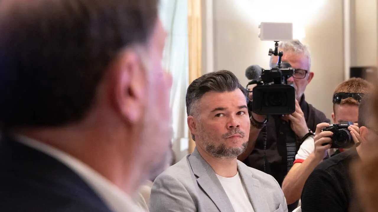El portavoz de ERC en el Congreso, Gabriel Rufi&aacute;n.