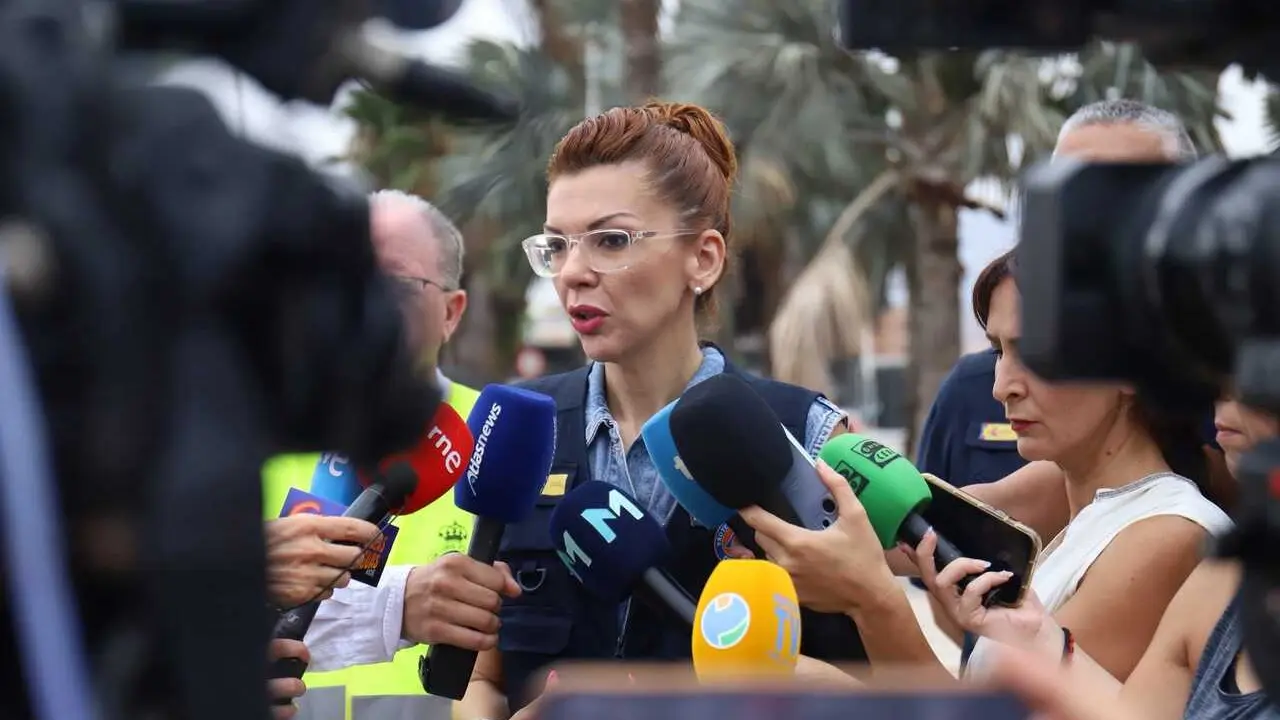 La delegada del Gobierno en Melilla, Sabrina Moh, este s&aacute;bado 1 de agosto.
