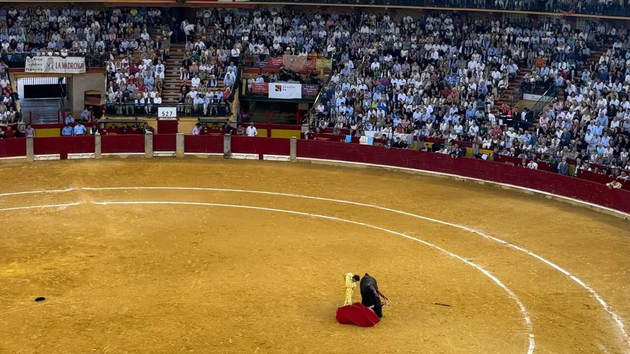 Archivo - Plaza de toros de Huesca, coso Huesca, festejo taurino, Huesca