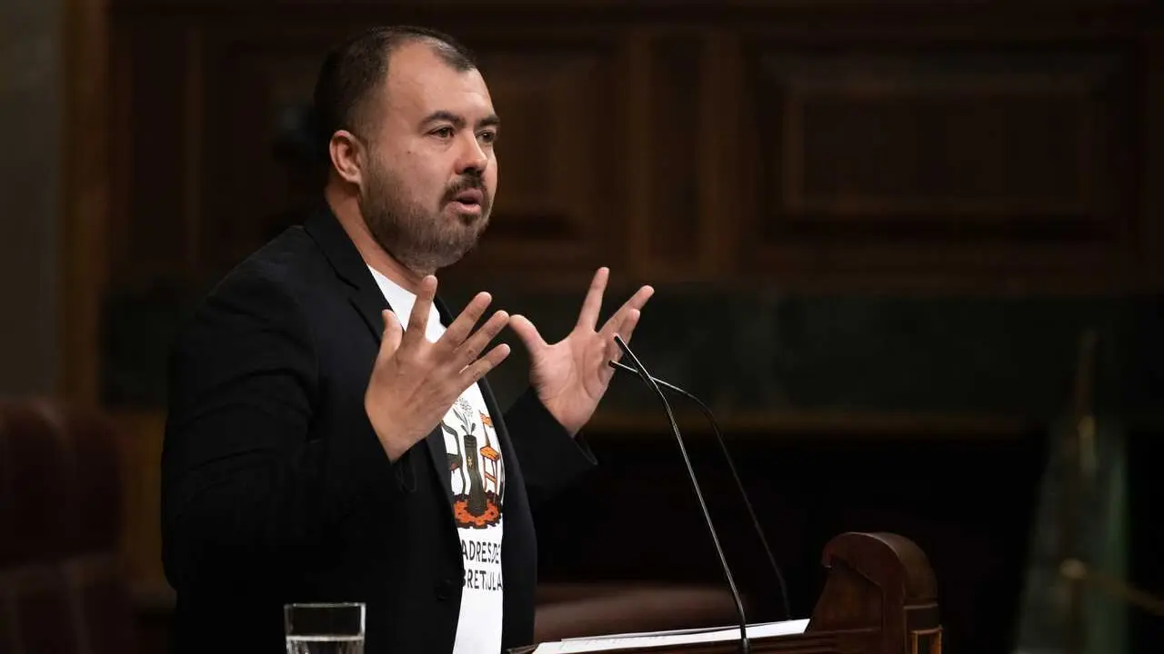 Archivo - El diputado de Sumar Nahuel Gonz&aacute;lez.