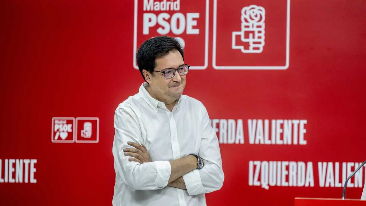 El candidato socialista a la Comunidad de Madrid, &Oacute;scar L&oacute;pez.
