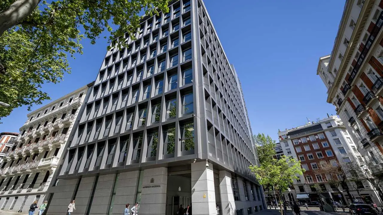 Archivo - Fachada de la Audiencia Nacional, a 13 de abril de 2026, en San Fernando de Henares, Madrid (Espa&ntilde;a). 