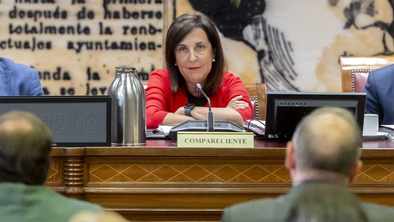 Archivo - La ministra de Defensa, Margarita Robles, durante la comparecencia ante la Comisi&oacute;n de Defensa, en el Senado, a 26 de agosto de 2025, en Madrid (Espa&ntilde;a). 