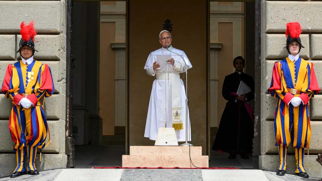 July 26, 2026, Castel Gandolfo: Papa Leone XIV durante l'angelus a Castel Gandolfo (Roma), 26 luglio 2026. 