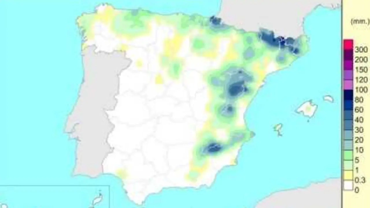 Precipitaciones al inicio del a&ntilde;o hidrol&oacute;gico el pasado 1 de octubre, hasta el 11 de agosto de 2026