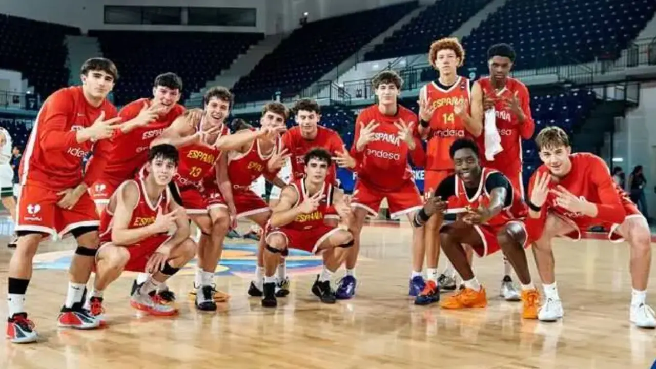 La selecci&oacute;n espa&ntilde;ola Sub-16 de Baloncesto