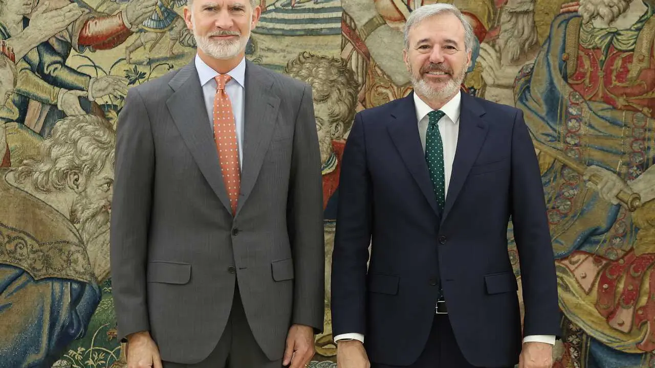 Archivo - El Rey Felipe VI recibe en audiencia al presidente de Arag&oacute;n, Jorge Azc&oacute;n, en el Palacio de La Zarzuela, a 30 de junio de 2026, en Madrid (Espa&ntilde;a). La audiencia tiene lugar tras la reciente reelecci&oacute;n de Azc&oacute;n como presidente de Arag&oacute;n.
