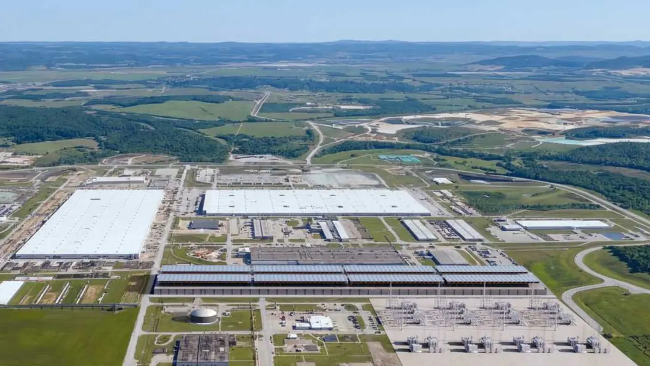 Recreaci&oacute;n del campus tecnol&oacute;gico Ports-Pike en Ohio (EEUU).