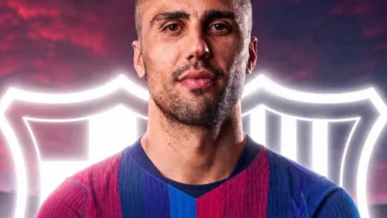 Rodri con la camiseta del Bar&ccedil;a