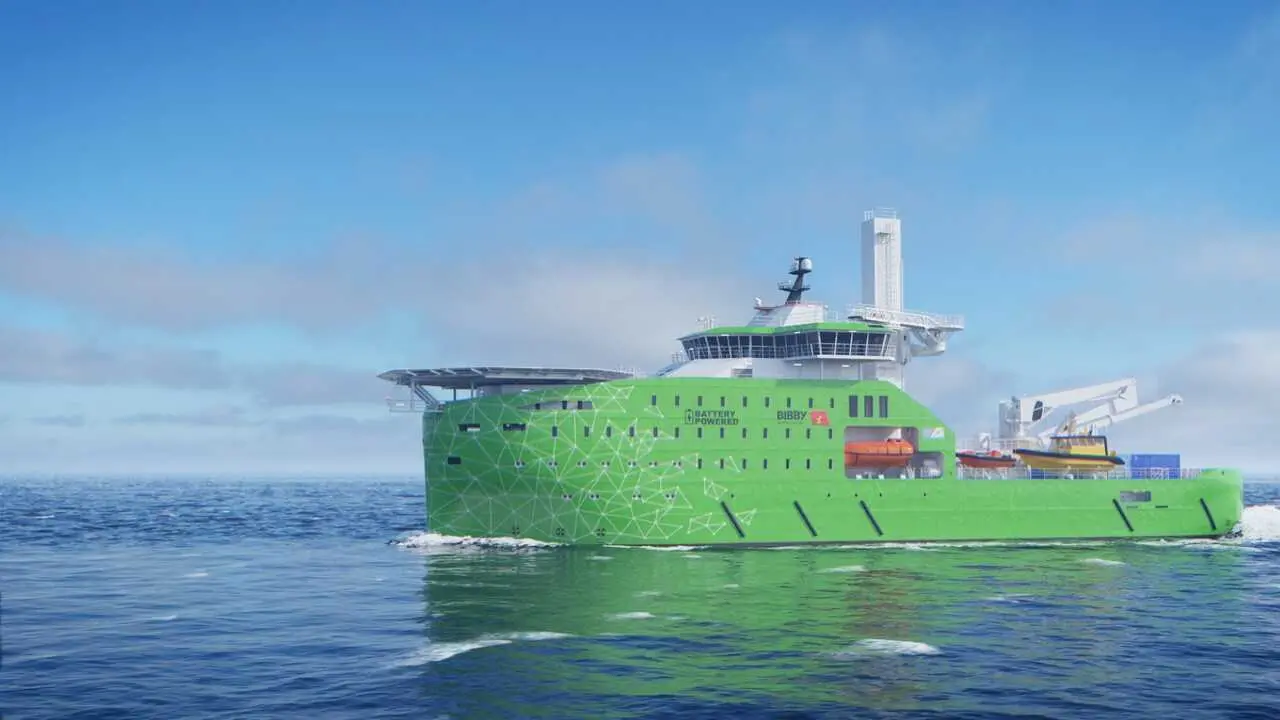 Buque el&eacute;ctrico de Bibby Marine