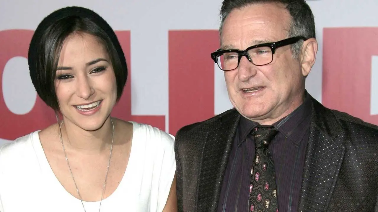 Nov 09, 2009 - Los Angeles, California, USA - Actress ZELDA WILLIAMS and Actor ROBIN WILLIAMS  at the 'Old Dogs' World Premiere held at the El Capitan Theater Los Angeles. (Credit Image: &copy; Jeff Frank/ZUMA Press)