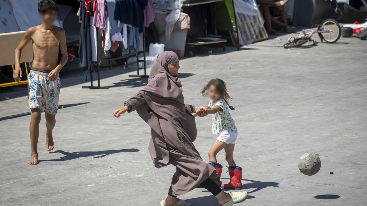 Varios ni&ntilde;os en Ceuta