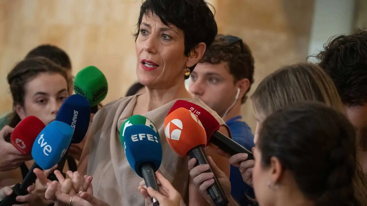 La ministra de Inclusi&oacute;n, Seguridad Social y Migraciones, Elma Saiz, valora los datos de afiliaci&oacute;n a la Seguridad Social del mes de julio, a 4 de agosto de 2026, en Madrid (Espa&ntilde;a). La Seguridad Social rompi&oacute; en julio la barrera de los 22,5 millones de o