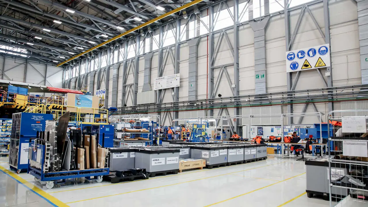 Archivo - Vista de las instalaciones de Airbus en Getafe