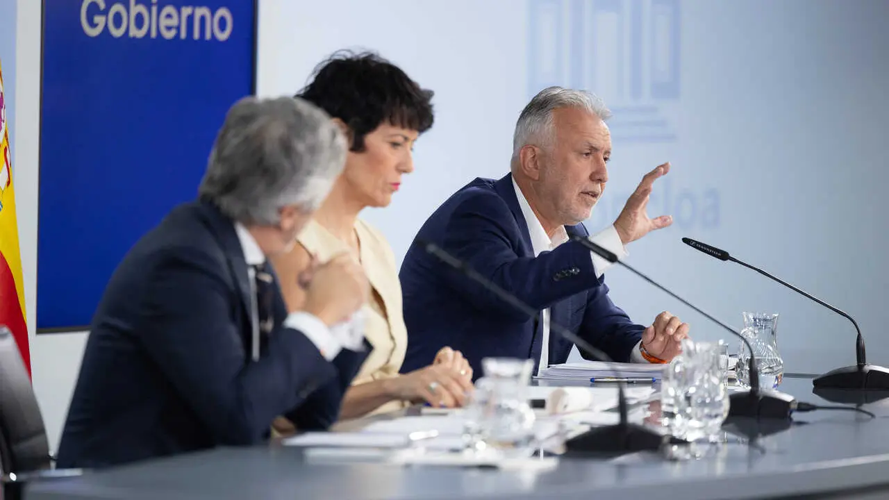 Rueda de prensa tras el Consejo de Ministros