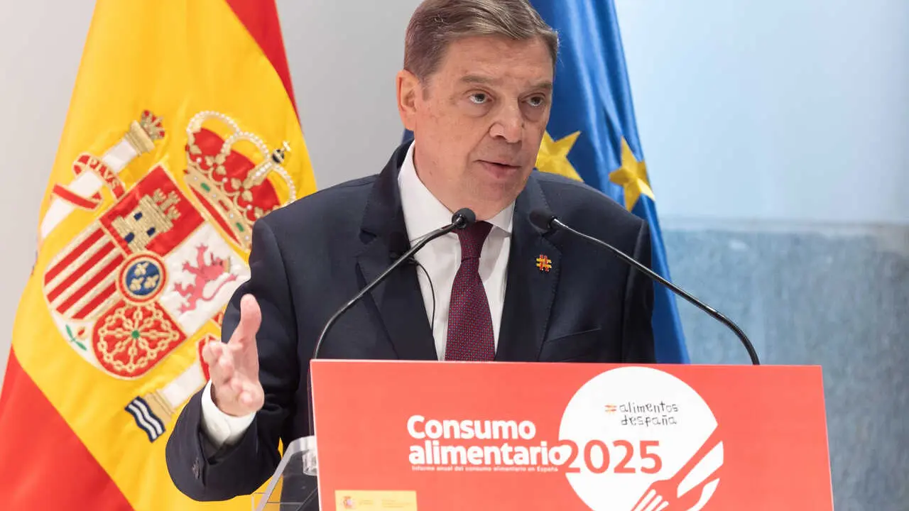 Archivo - El ministro de Agricultura, Pesca y Alimentaci&oacute;n, Luis Planas.