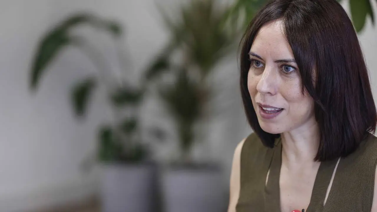 La ministra de Ciencia, Innovaci&oacute;n y Universidades y secretaria general del PSPV-PSOE, Diana Morant, durante una entrevista para Europa Press, a 5 de agosto de 2026, en Valencia, Comunidad Valenciana (Espa&ntilde;a). 
