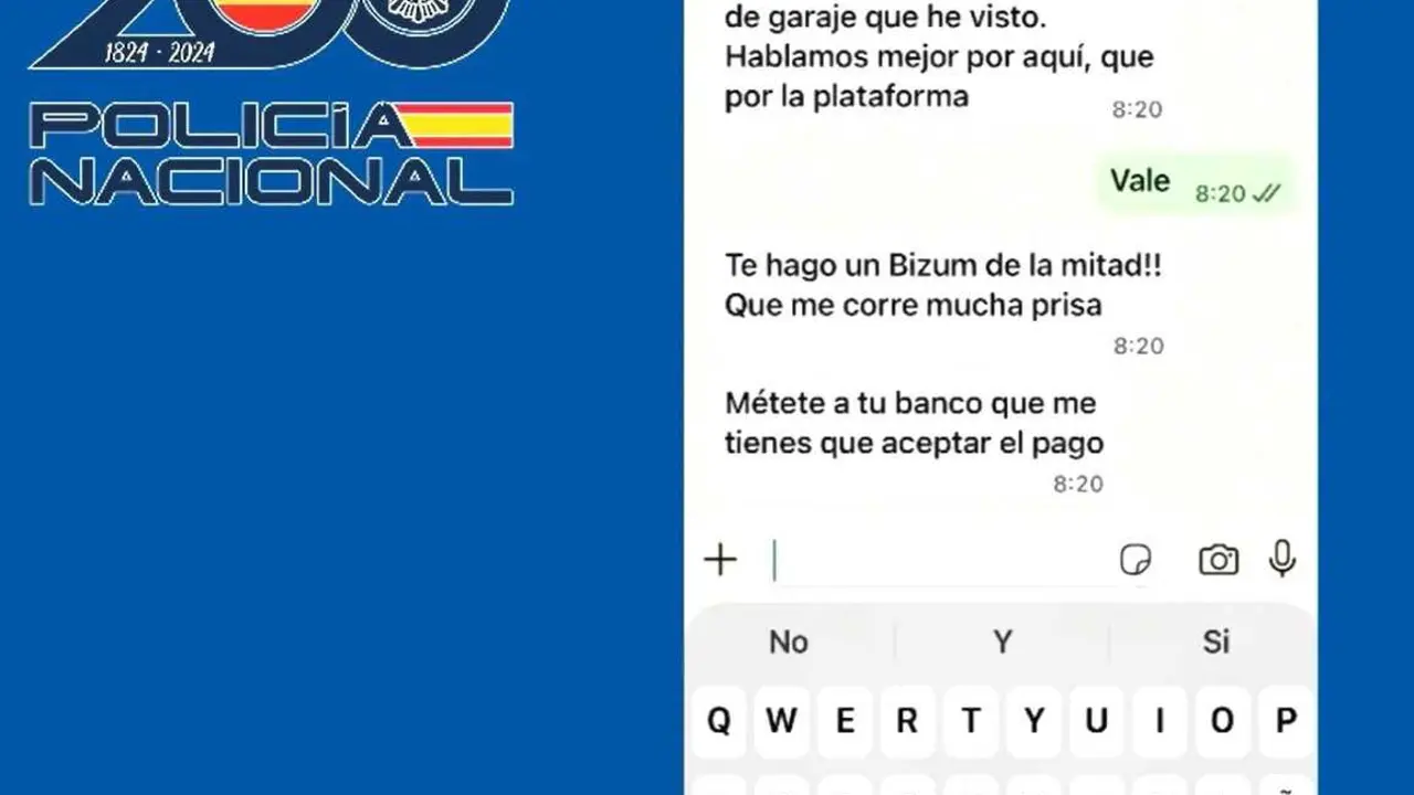 Polic&iacute;a Nacional advierte sobre el 'Bizum inverso' y falsos pagos que ponen en riesgo operaciones entre particulares