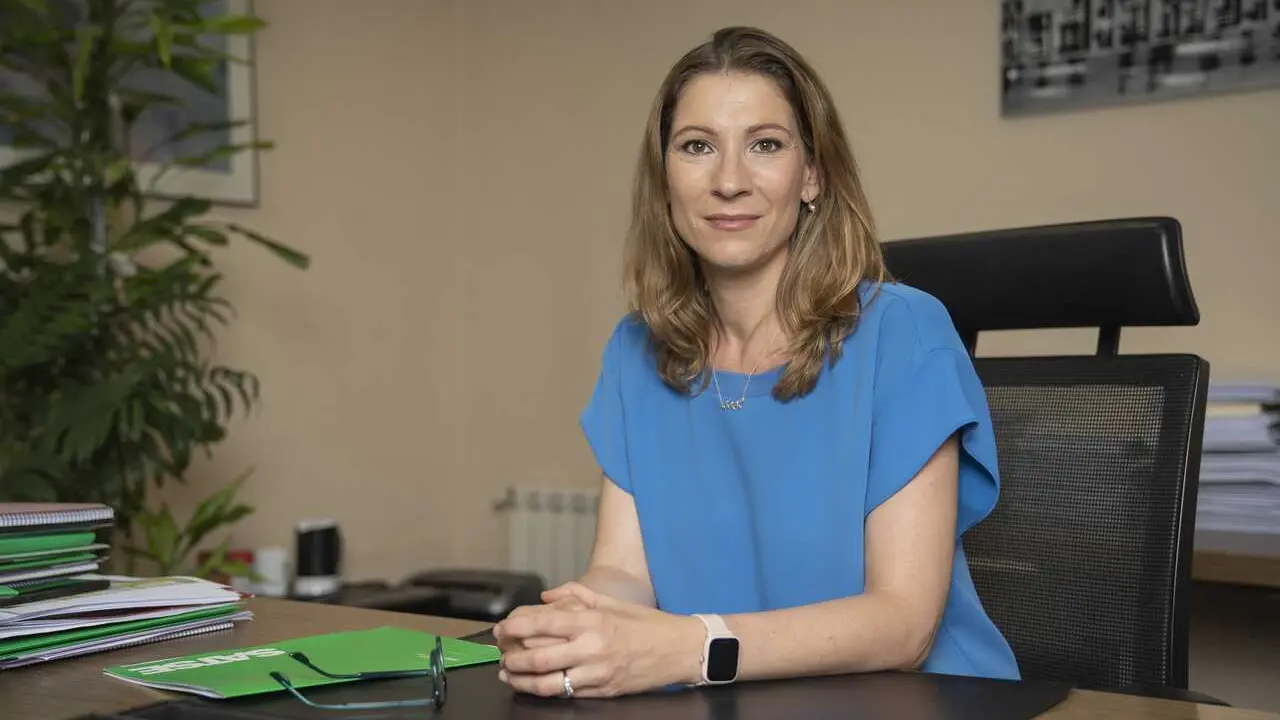 Archivo - La nueva presidenta del Sindicato de Enfermer&iacute;a (SATSE), Laura Villase&ntilde;or.