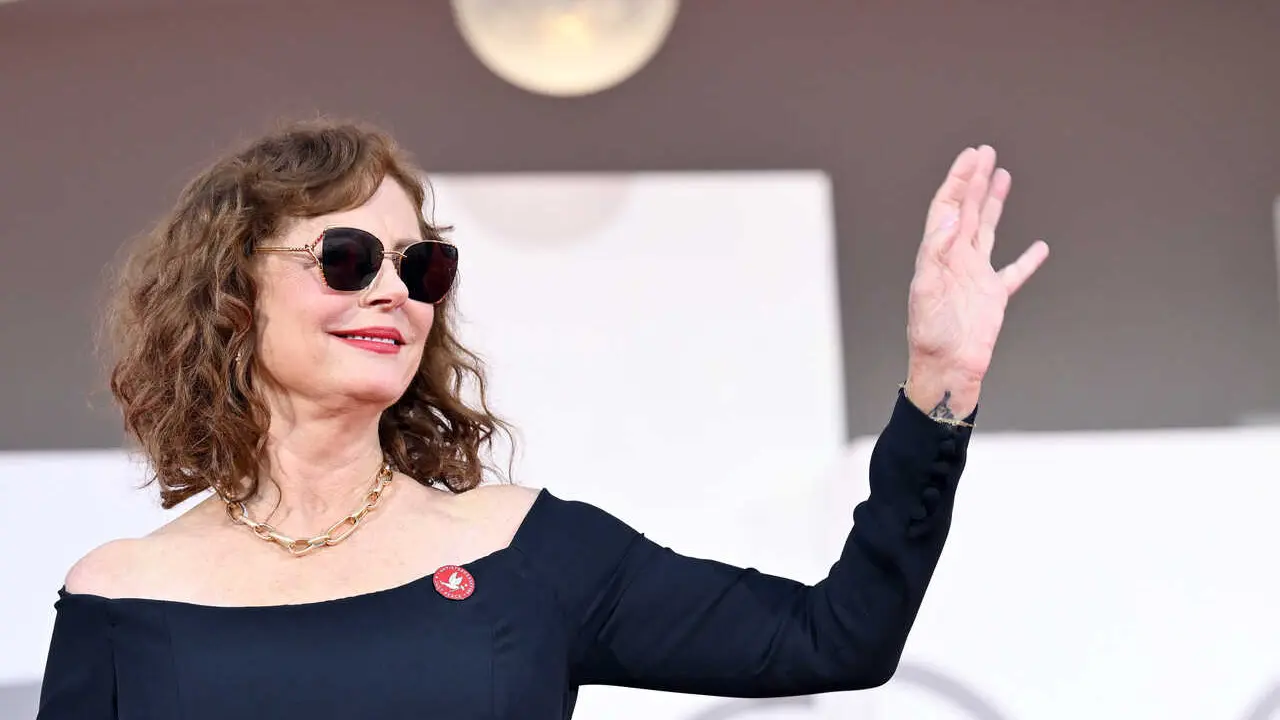 Susan Sarandon on the red carpet for the film ''Echo Chamber'' at the 83rd Venice International Film Festival, September 6, 2026.