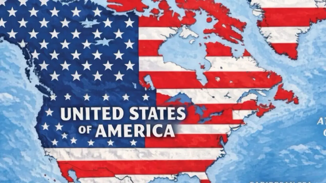 El nuevo mapa de Am&eacute;rica presentado por Trump