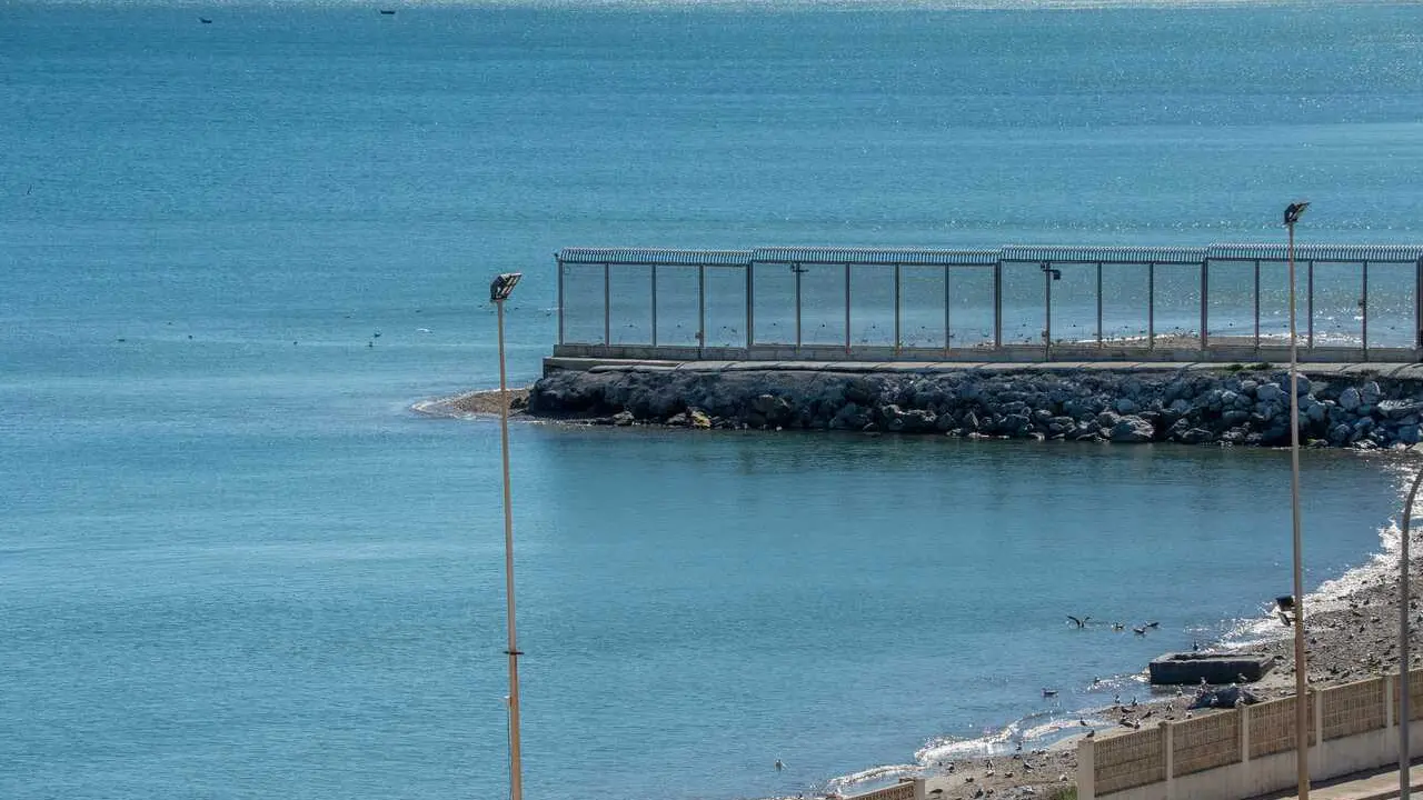 Archivo - Frontera de El Tarajal, a 17 de febrero de 2026, en Ceuta (Espa&ntilde;a). 