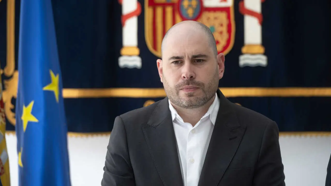 El delegado del Gobierno en Ceuta, Miguel &Aacute;ngel P&eacute;rez Triano, ofrece una rueda de prensa con motivo del inicio del curso escolar en Ceuta, en la Delegaci&oacute;n del Gobierno en Ceuta, a 9 de septiembre de 2026, en Ceuta (Espa&ntilde;a). 