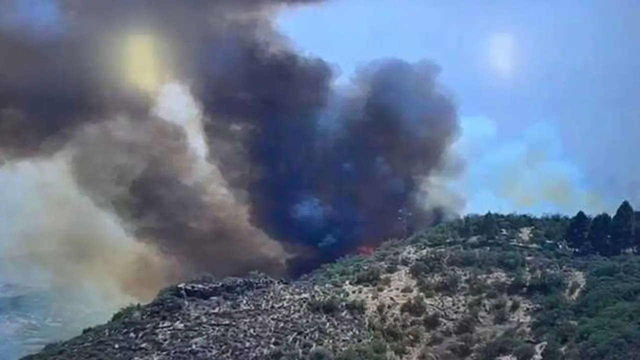 Declarado un incendio de 'alto potencial' cerca de Cazadores (Gran Canaria)