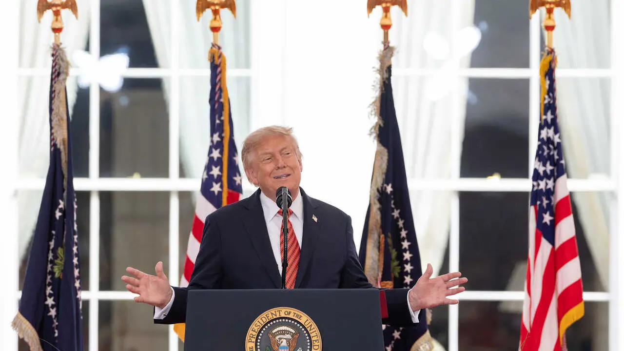 El presidente de Estados Unidos, Donald Trump