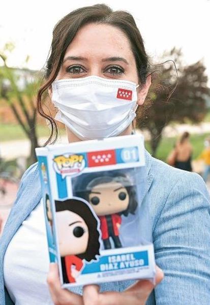 Isabel Díaz Ayuso con su Funko personalizado, vía Twitter: @IiRenacido