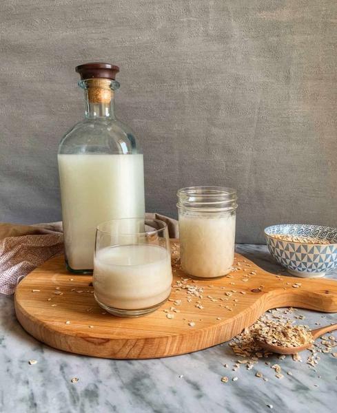 Bebida vegetal de avena. Pinterest.