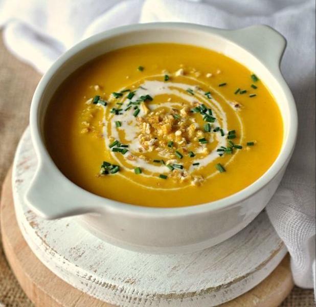 Crema de zanahoria con avena. Pinterest.