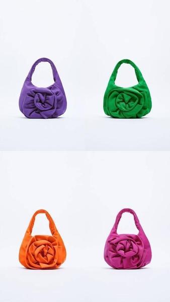 Bolso flor. Zara
