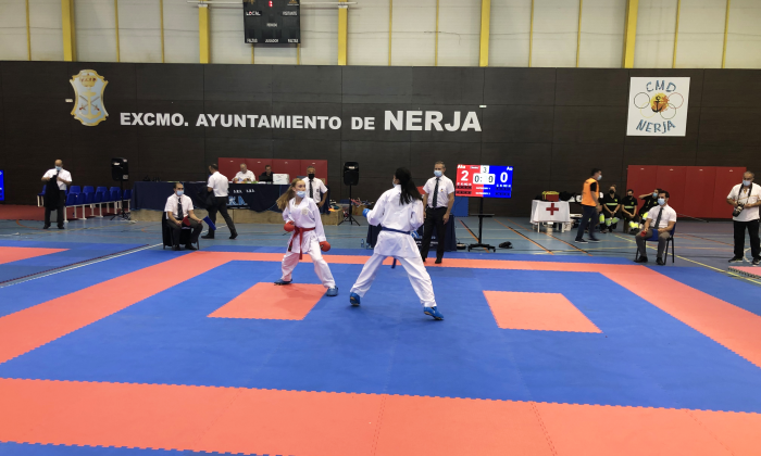 Final entre Blanca Fuentes y Ángela Nini Caro, ambas deportistas del club Kimé