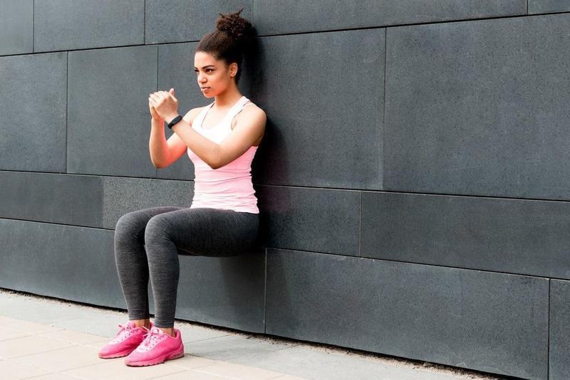 sentadlla isometrica