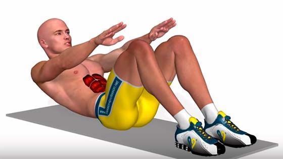 Crunch abdominal_ Como hacer, músculos, errores frecuentes