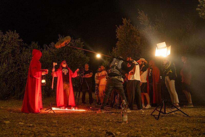 Foto del rodaje de Slasher