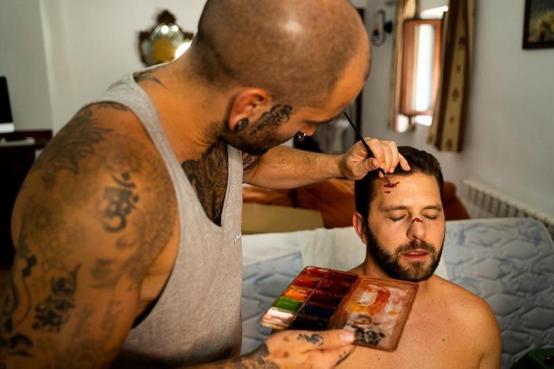 Foto del rodaje de Slasher