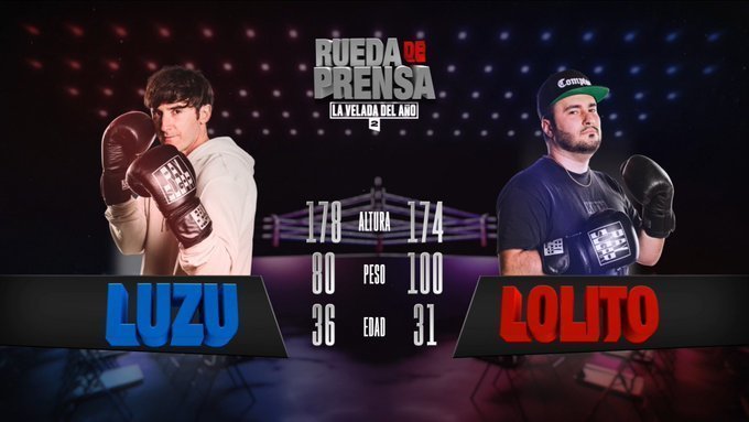 Combate entre Luzu y Lolito Fernández