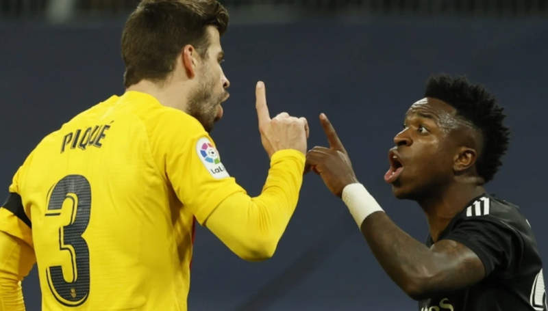 El pique entre Gerard Piqué y Vinicius Jr