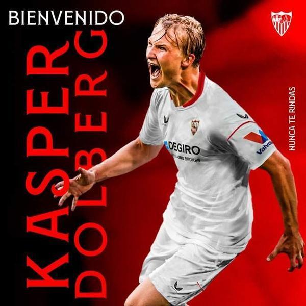 Anuncio del Fichaje de Kasper Dolberg